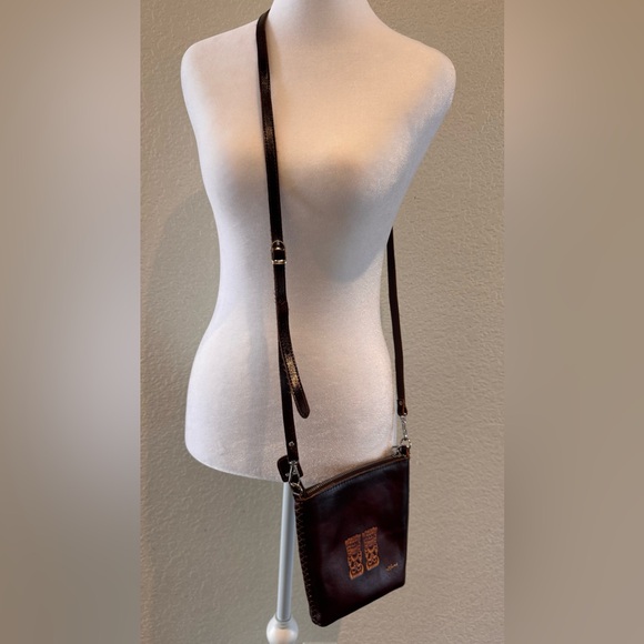 Hawaii Leather Cross Body Shoulder/Crossbody Bag – Brown Handmade Island Leather - Picture 2 of 16